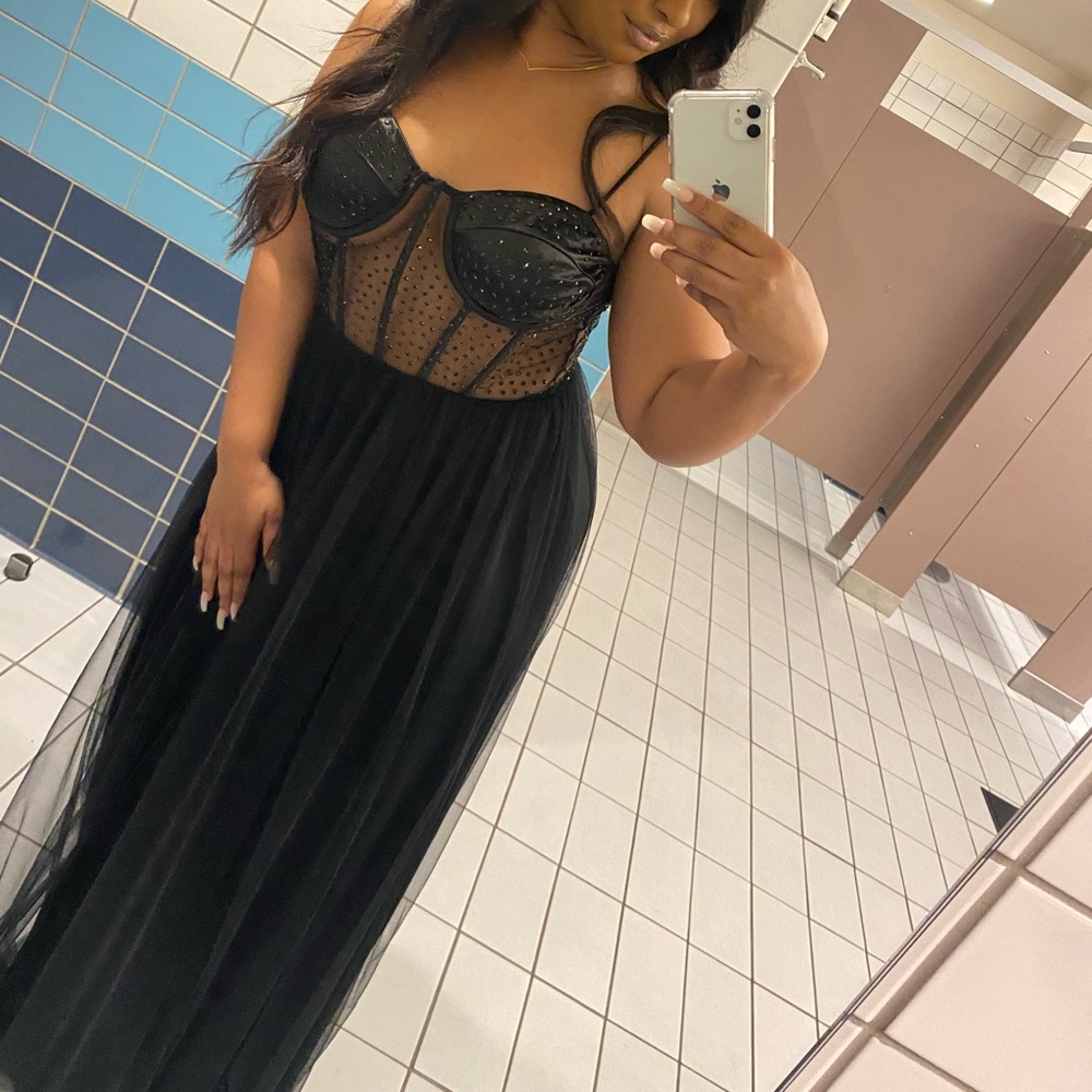 Black Ball Gown